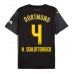Borussia Dortmund Nico Schlotterbeck #4 Venkovní Dres 2024-25 Krátkým Rukávem